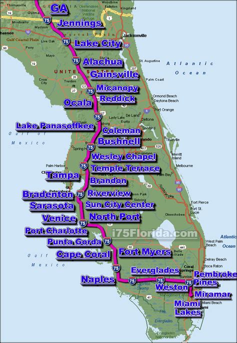 i 75 rest areas florida|i 75 mile marker map.